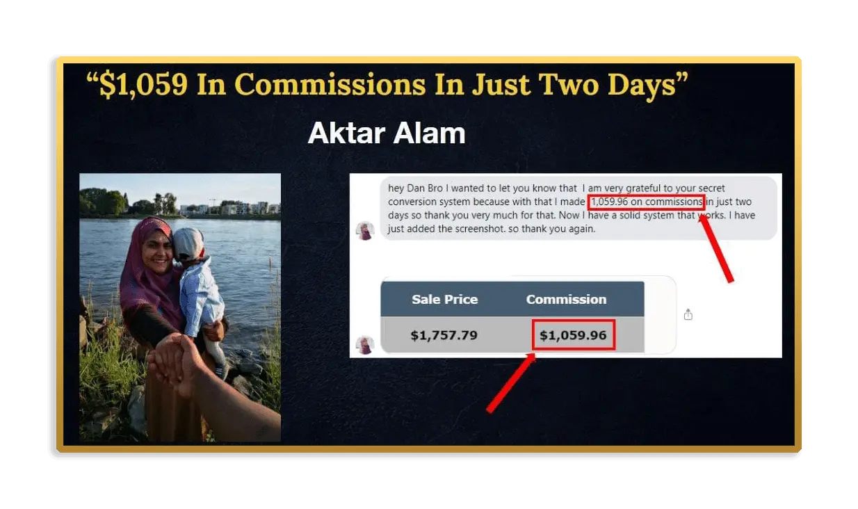 7 Figure Accelerator earnings example dashboard